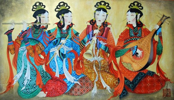 Монгольский художник Zayasaikhan Sambuu