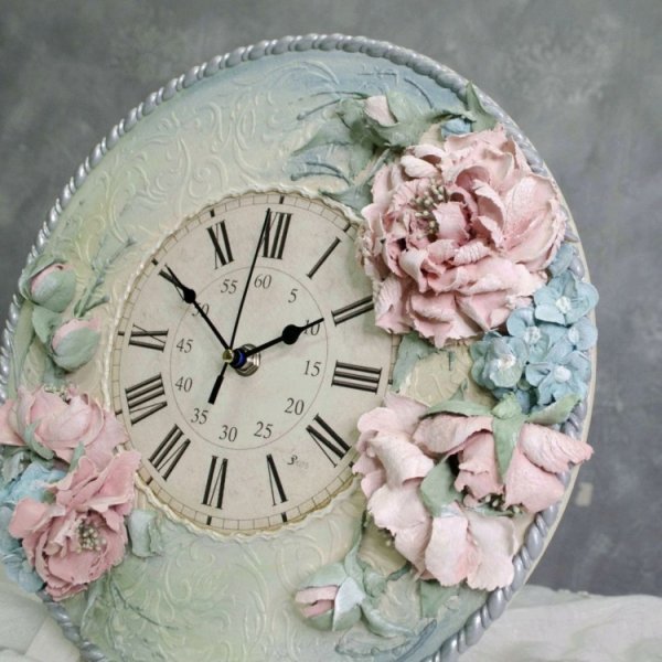 Мастер класс настенные часы скульптурная живопись