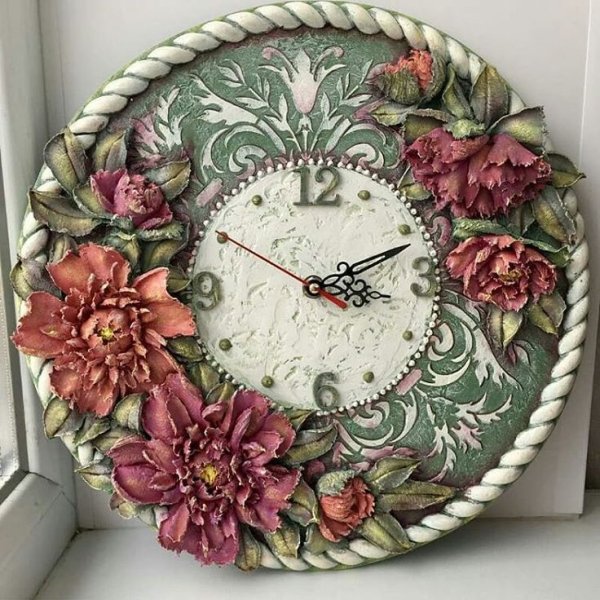 Структурная живописьчасы