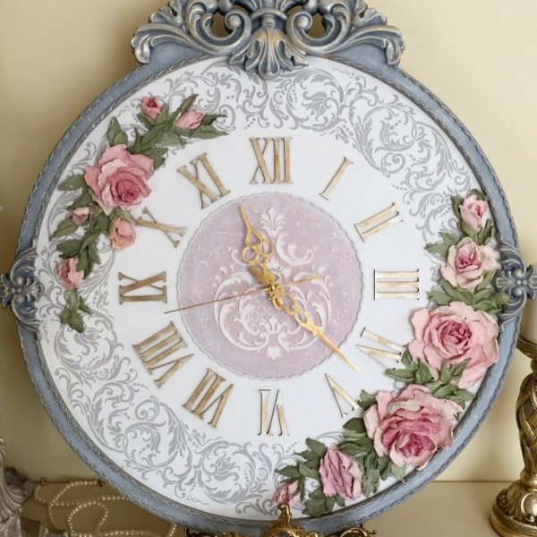 Скульптурная живопись на часах пошагово