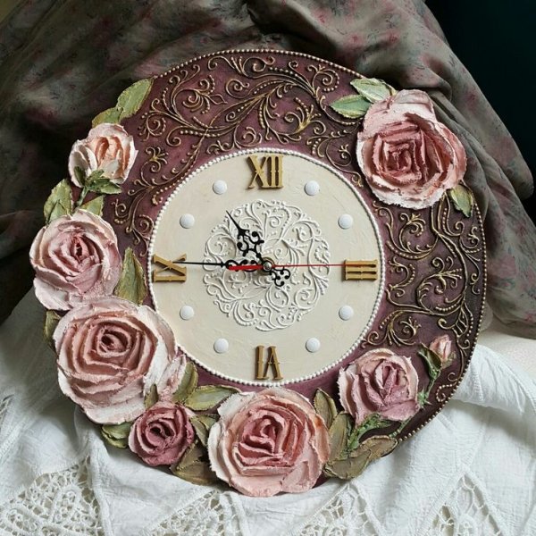 Мастер класс скульптурная живопись часы