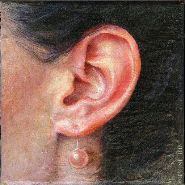 Ухо маслом живопись