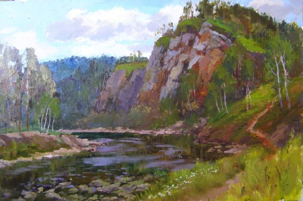 Башкирские художники пейзажисты риф Абдуллин