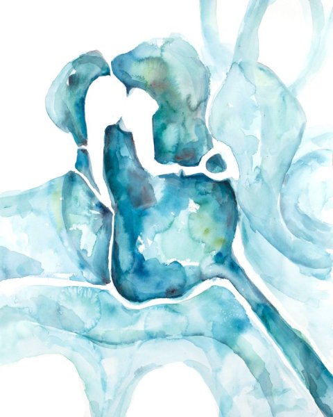 Абстракция акварелью медицина