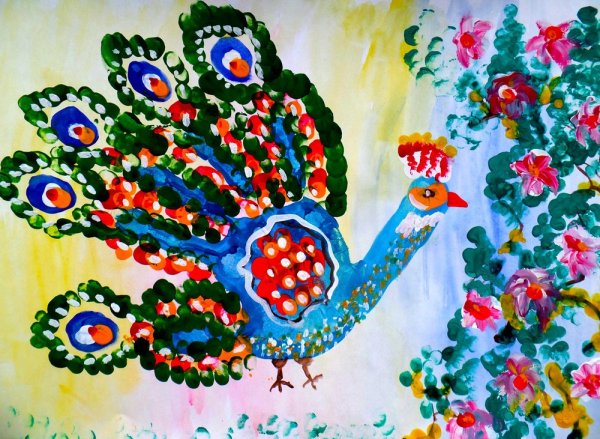 Рисование пальчиками для детей