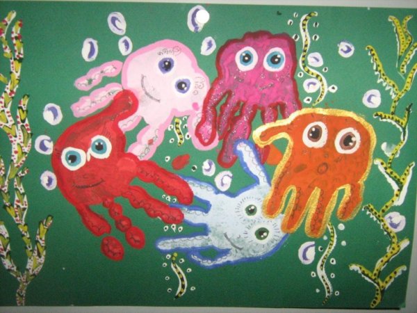 Пальчиковая живопись для малышей