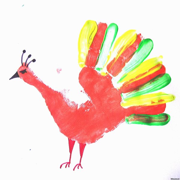 Люпины рисование