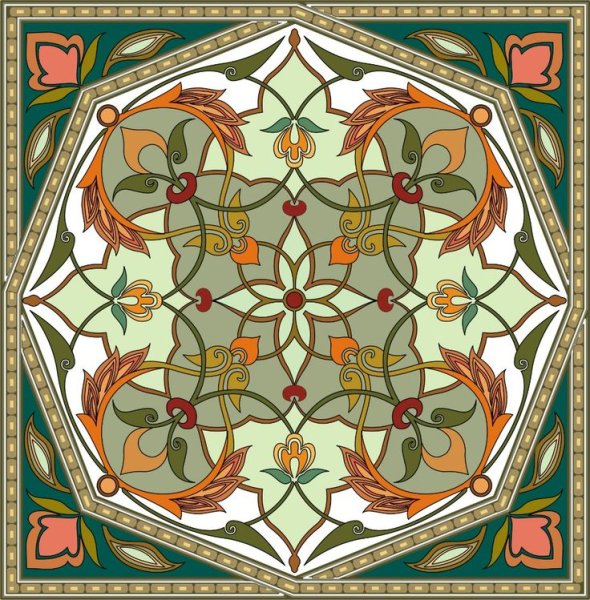 Восточный орнамент Арабеска