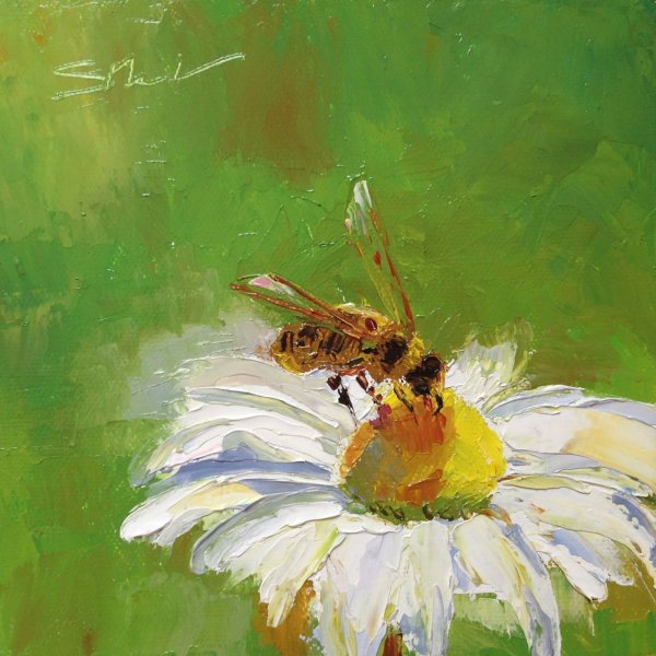 Пчелка живопись