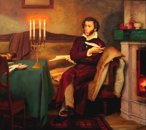 Александр Сергеевич Пушкин в Михайловском