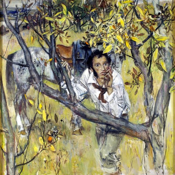 Евсей Евсеевич Моисеенко. «А. С. Пушкин в Болдино». 1974