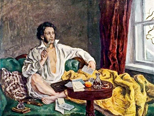 П. Кончаловсий «Пушкин в Михайловском»