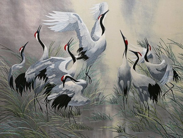 Журавли фен шуй