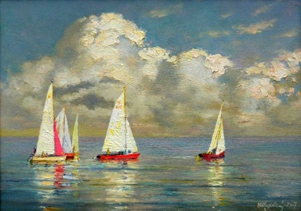 Юрий Обуховский парусники