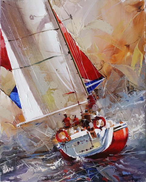 Гаппасов Рамиль художник картины регата