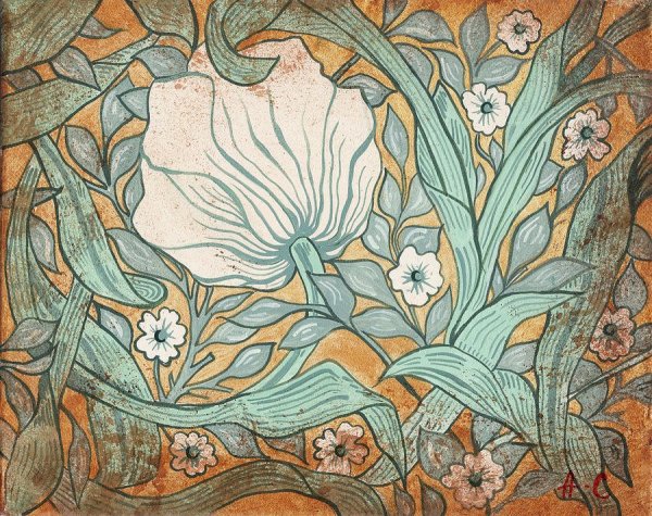 Уильям Моррис Модерн витраж