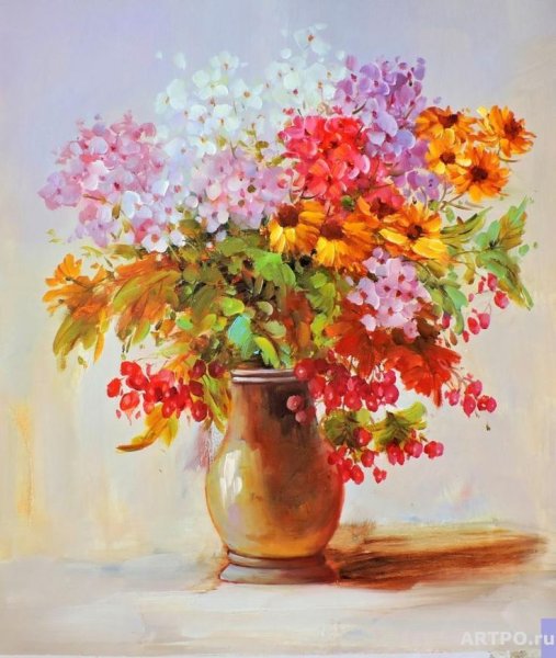 Художник Сергей Минаев цветы