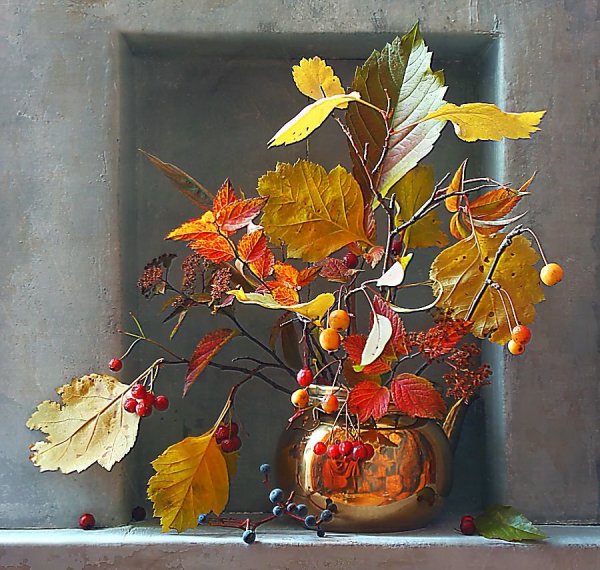 Картина Талеевой Анны осенний натюрморт