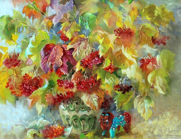 Художник Аркадий Александрович Зражевский цветы