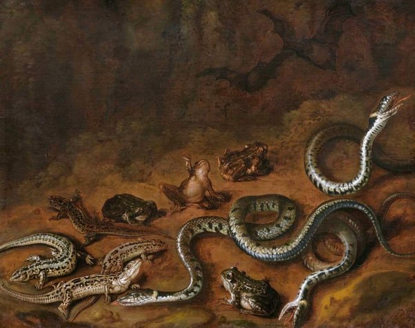 Змеи в живописи