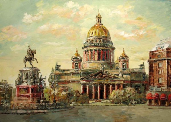 Питер Исакиевский собор картины