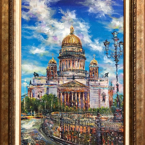 Живопись маслом Исакиевский собор