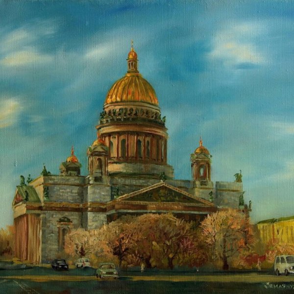 Картина Питер Исаакиевский собор