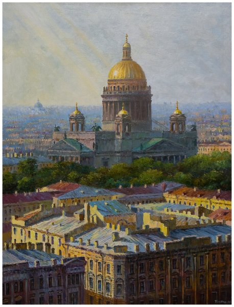 Вид на Исаакиевский собор