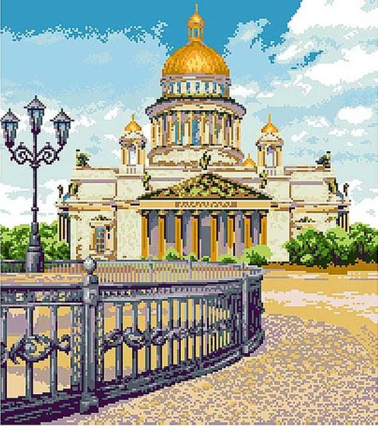 Алмазная живопись Исаакиевский собор