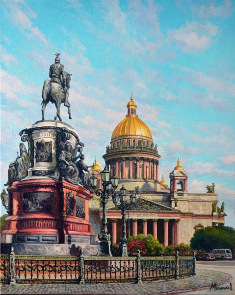 Исаакиевский собор пейзаж