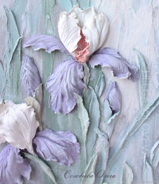 Ирис скульптурная живопись