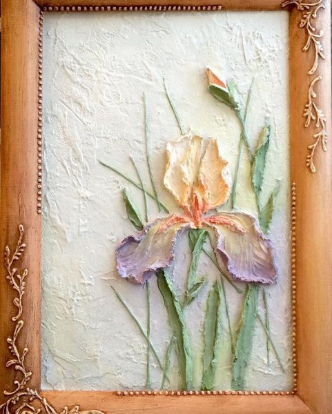 Соловьева Ольга ирисы скульптурная живопись