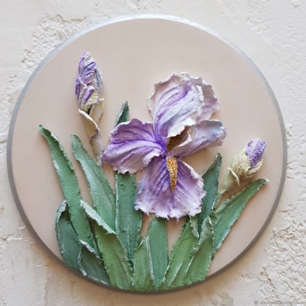 Панно из холодного фарфора