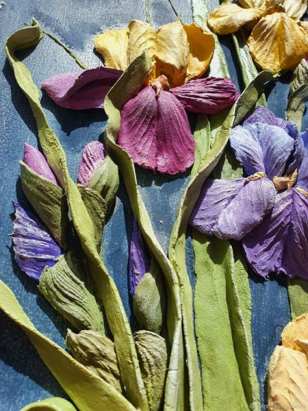 Ковер ирисы