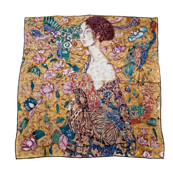 Палантин "ирисы" Ван Гога