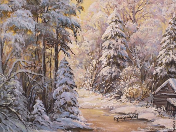 Художник Сергей Капран зимний лес