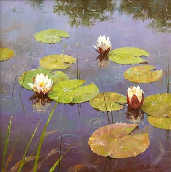 Ненюфары Левитан