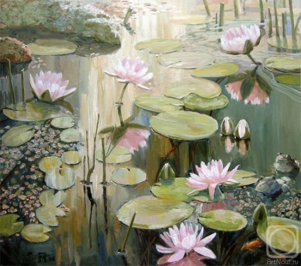 Питер Беренс картины кувшинки