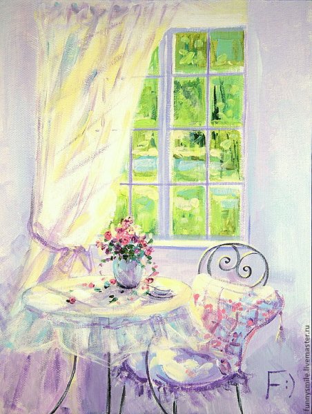 Доброе утро акварель