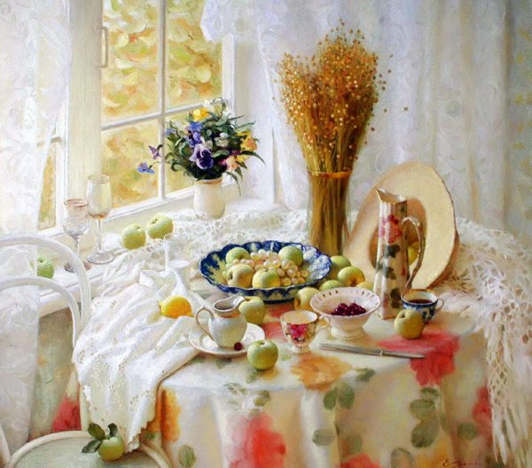 Художник Елена Петрова цветы