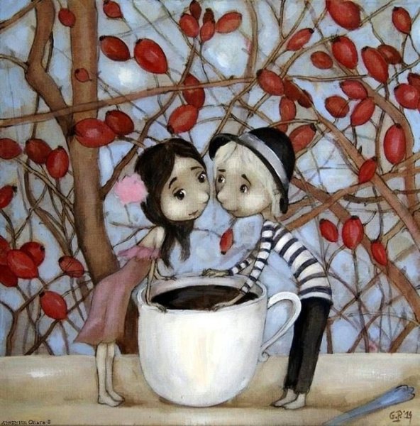 Художник Grzegorz ptak кофе