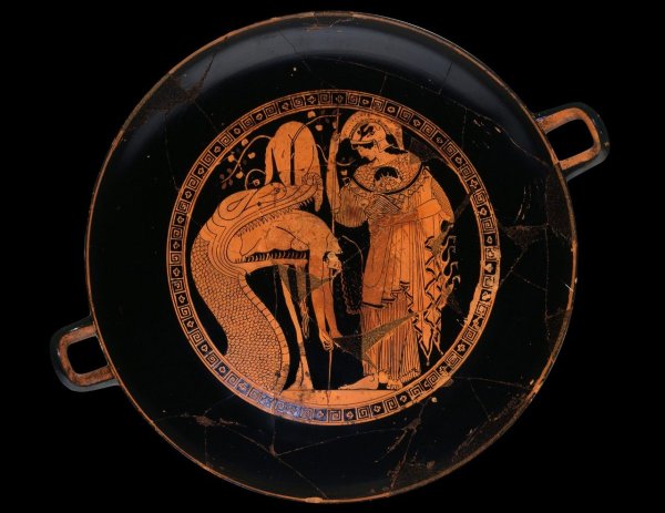 Краснофигурная вазопись древней Греции