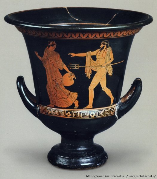 Краснофигурная вазопись древней Греции