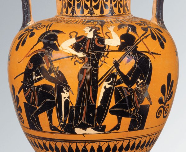 Краснофигурная вазопись древней Греции