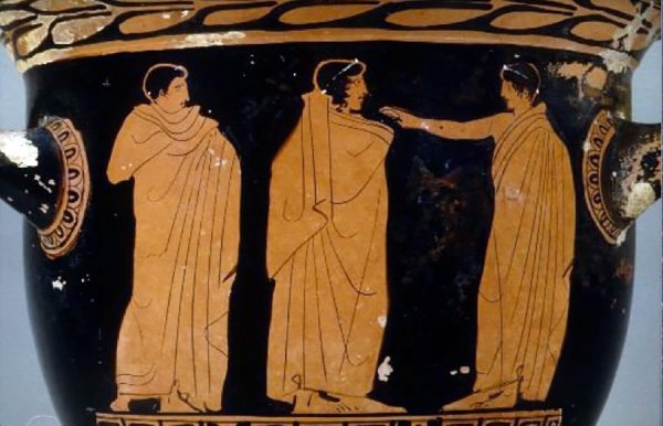 Чернофигурная вазопись Греция