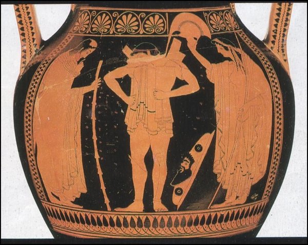 Краснофигурная вазопись древней Греции