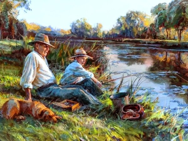 Рыбалка лучшие картины