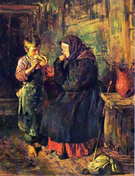 В.Е.Маковский. Свидание. 1883