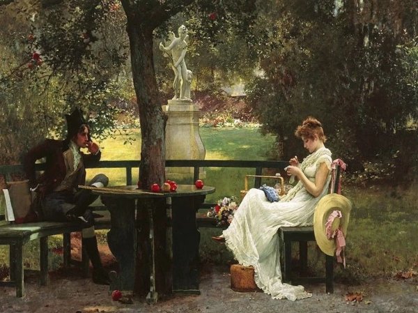 Любовь в картинах русских художников