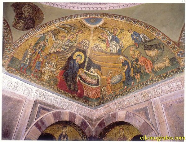 Монастырь Осиос Лукас мозаики